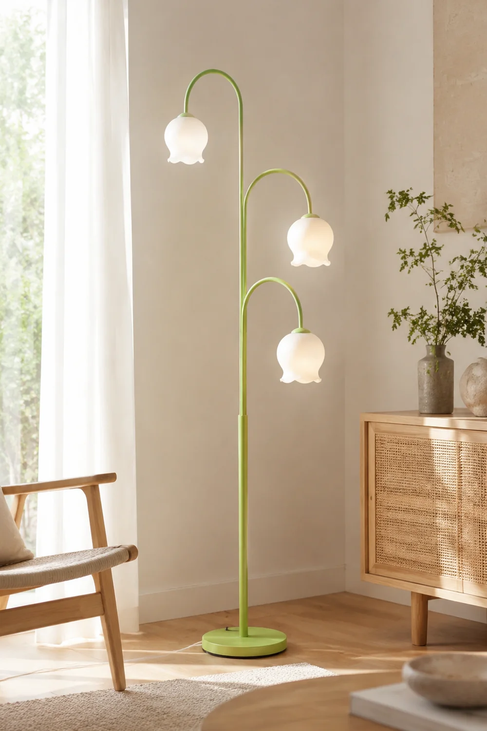 Lily Stehlampe, Metall, 150CM Lang - Lumpaz
