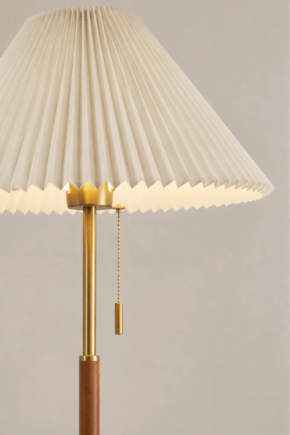 Ozawa Stehlampe Floor Lamp Plissiert, Metall&Stoff, 170CM Lang - Lumpaz