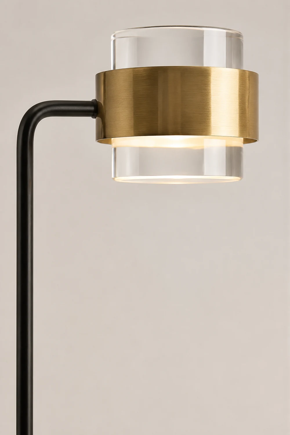 Salgado Schwarze Stehlampe, Metall, 2-flammig, 170CM Lang - Lumpaz