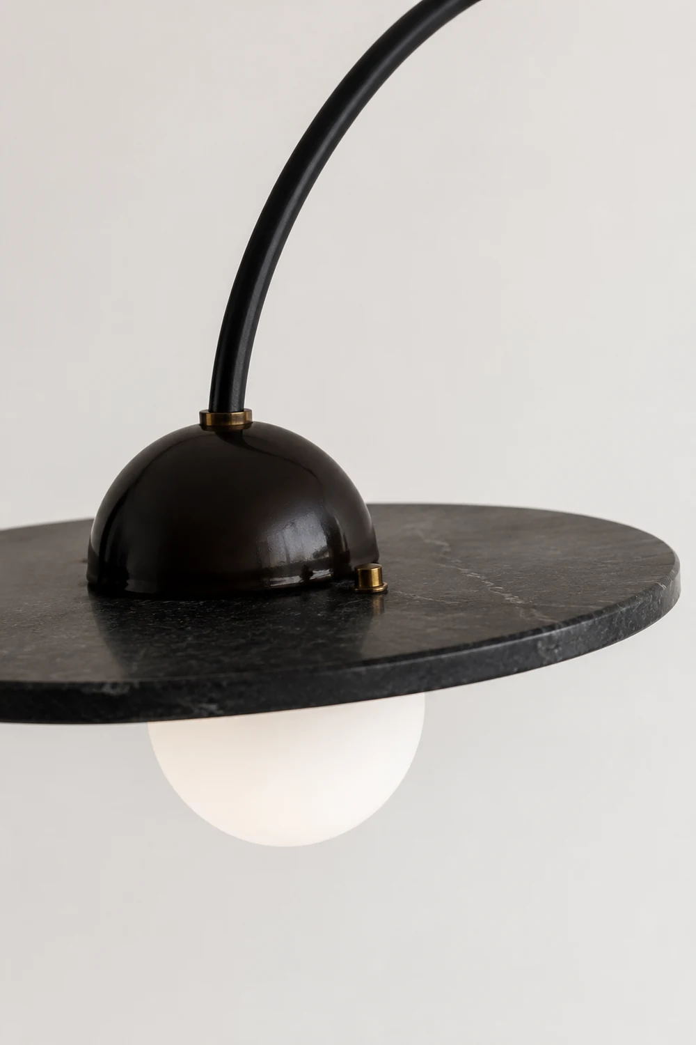 Carins Schwarze Stehlampe, Metall & Glas, 160CM Lang - Lumpaz