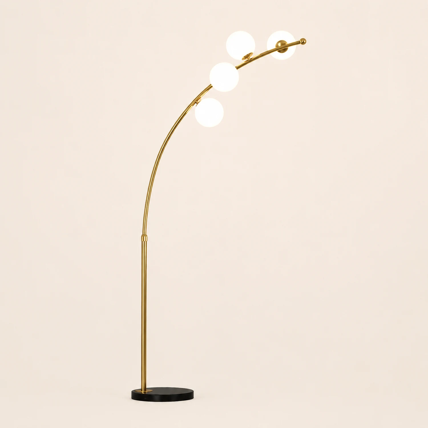 Valentina Bogen Blase Stehleuchte, 2 Farben, 3/4/6-flammig, 200CM Lang - Lumpaz
