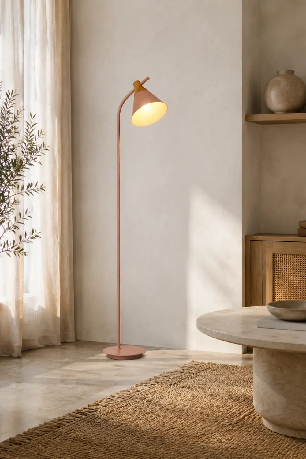 Morandi Stehleuchte, Metall, 3 Farben, 150CM Lang - Lumpaz
