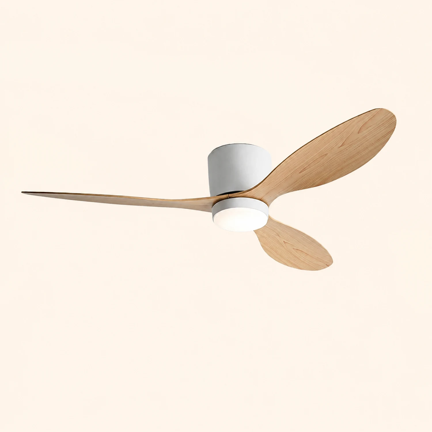 Walters Minimalist 3 Blätter Deckenventilator, 2 Farben, Metall & ABS, ∅130CM - Lumpaz