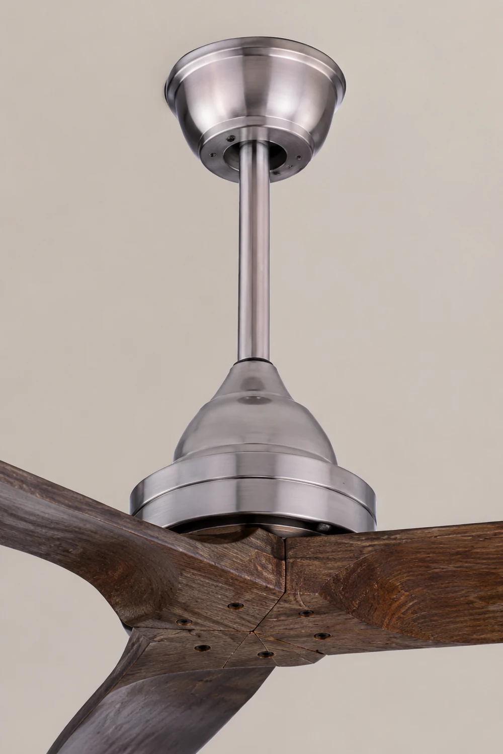 Walters 3-Blatt Schwarzer Deckenventilator, Metall & ABS, ∅132CM - Lumpaz
