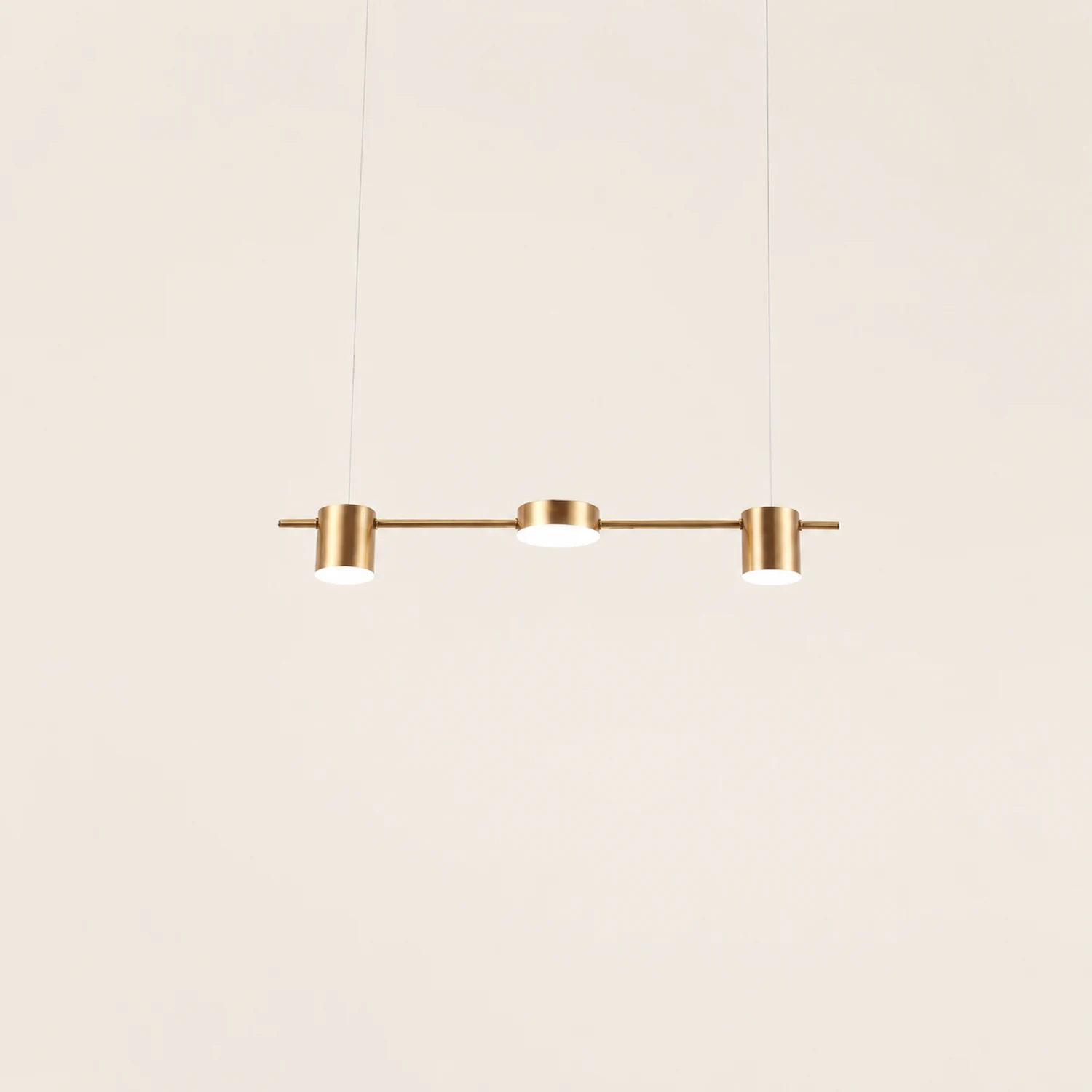 Weiss Pendelleuchte, 2 Farben, 3/5/6-flammig - Lumpaz