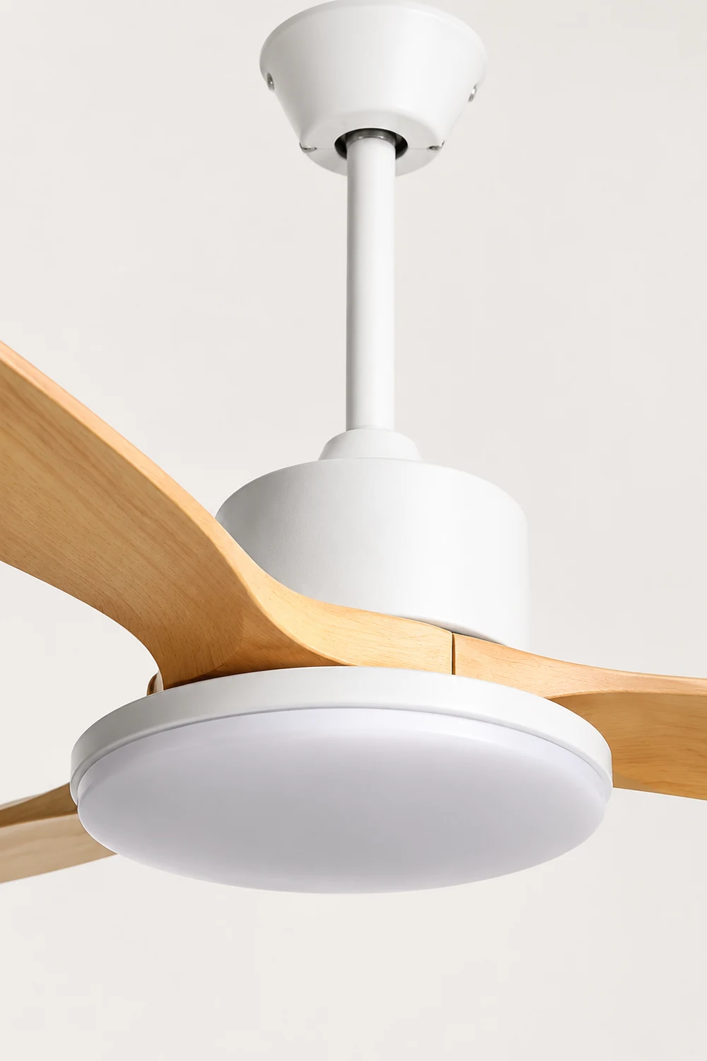 Haydn 3 Blätter Deckenventilator mit Beleuchtung, 3 Farben, ∅100/120/140CM - Lumpaz