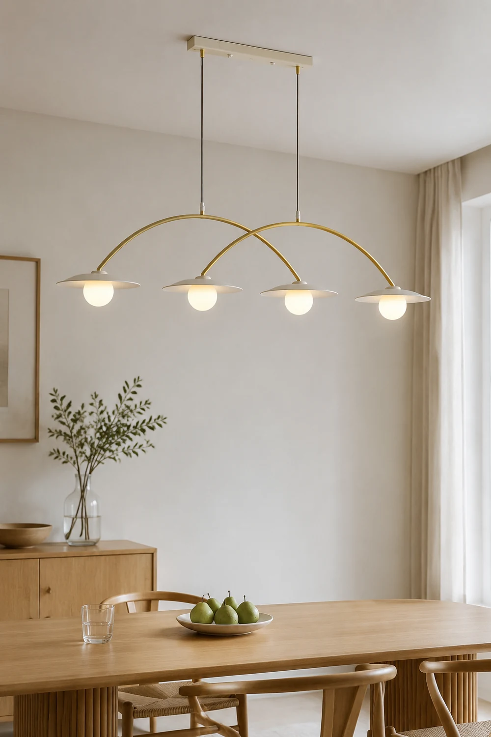 Carins Cluster-Pendelleuchten, L80CM/∅119CM - Lumpaz