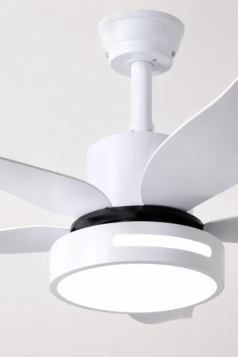 Haydn 5-Blätter Grundlegender Dicker Deckenventilator, Metall & ABS, ∅132CM - Lumpaz