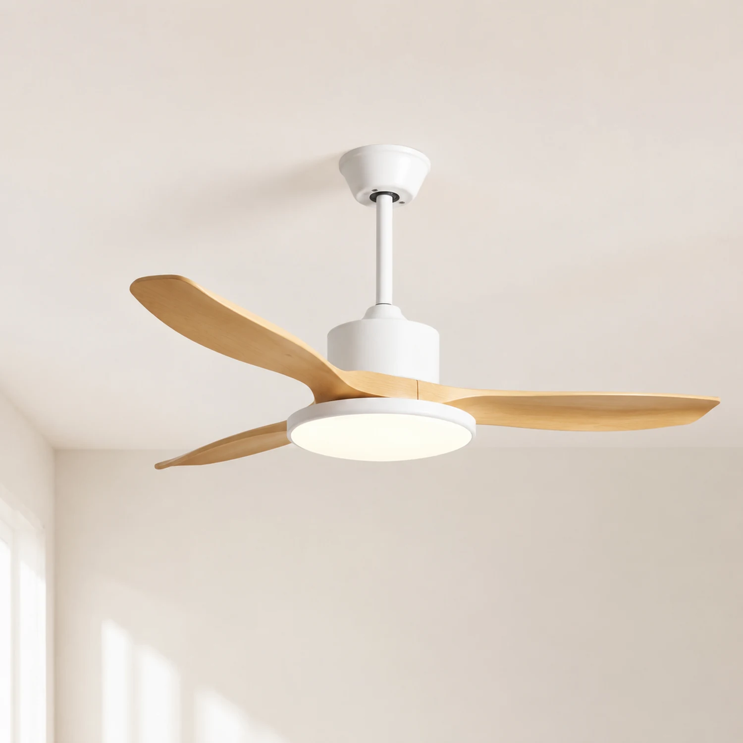 Haydn 3 Blätter Deckenventilator mit Beleuchtung, 3 Farben, ∅100/120/140CM - Lumpaz