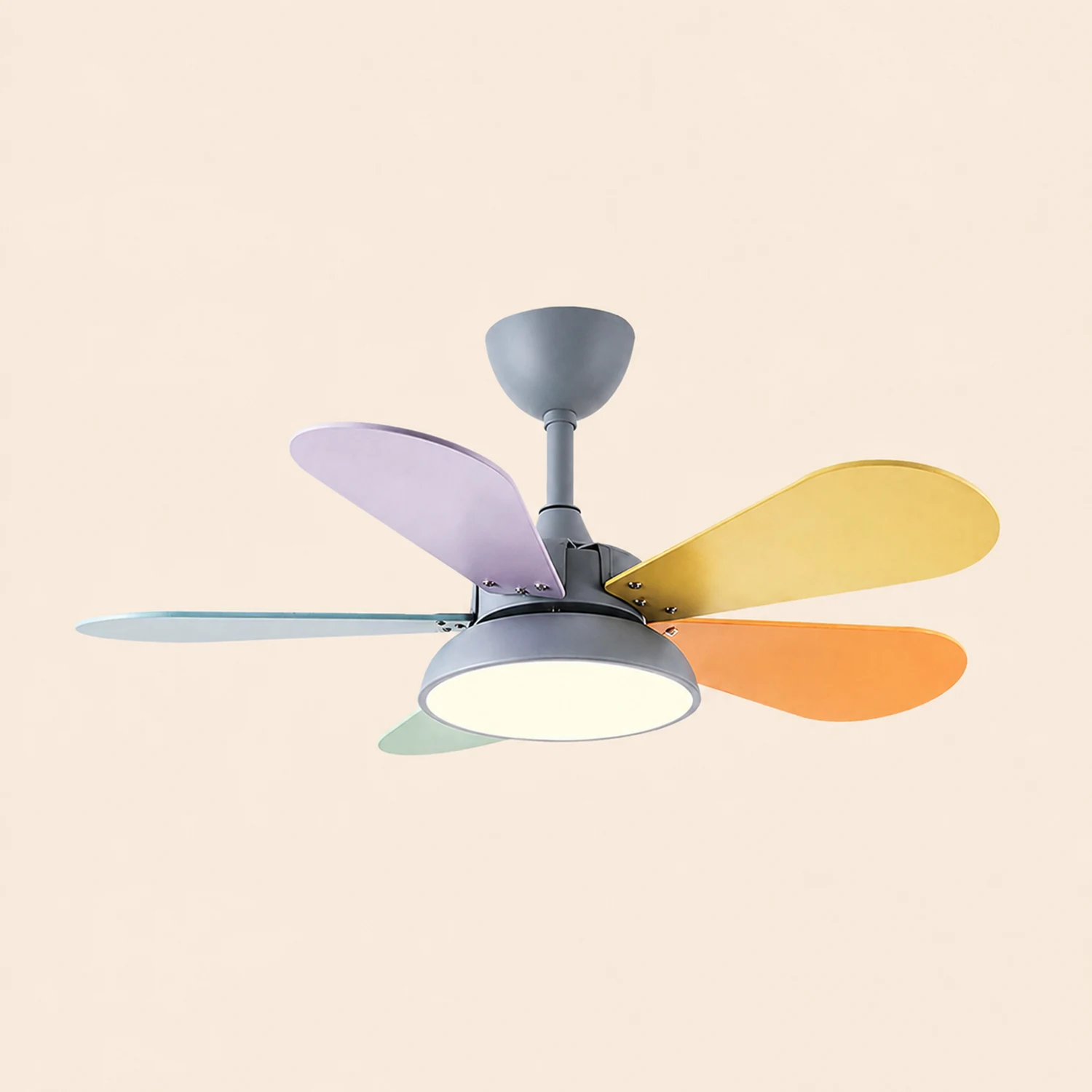 Morandi Bunte Deckenventilator mit Beleuchtung, 2 Farbe, ∅95CM - Lumpaz