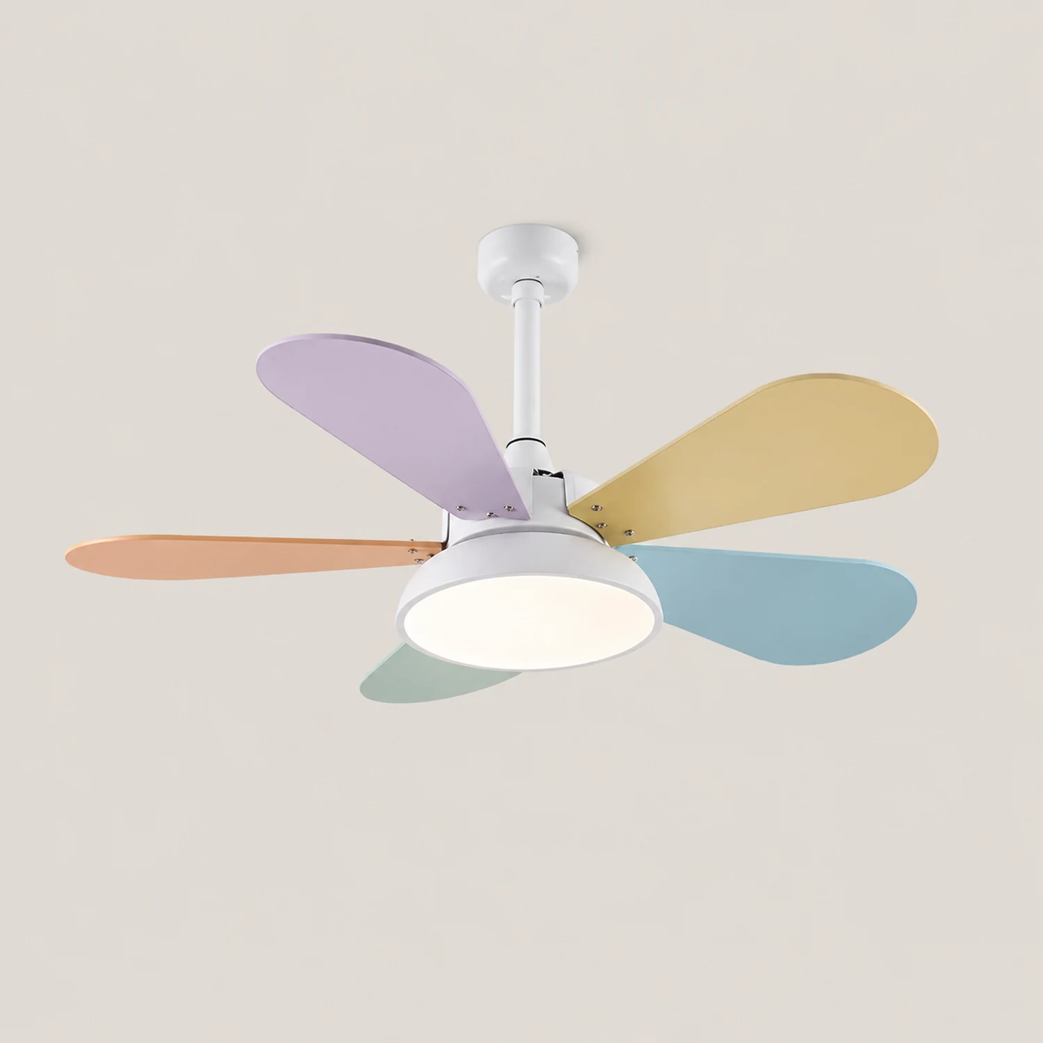 Morandi Bunte Deckenventilator mit Beleuchtung, 2 Farbe, ∅95CM - Lumpaz