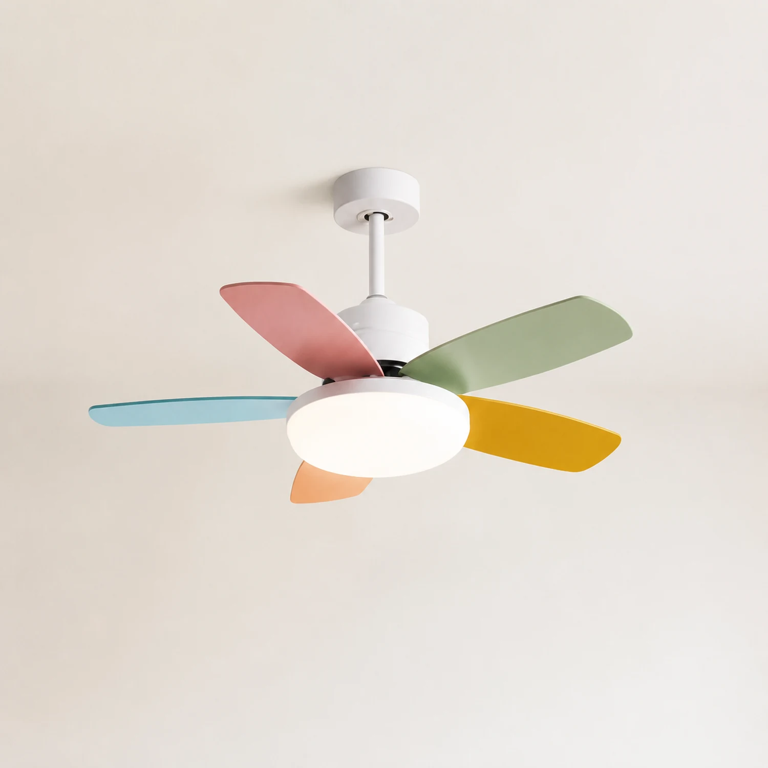 Morandi Bunte Deckenventilator mit Beleuchtung, ∅107CM - Lumpaz