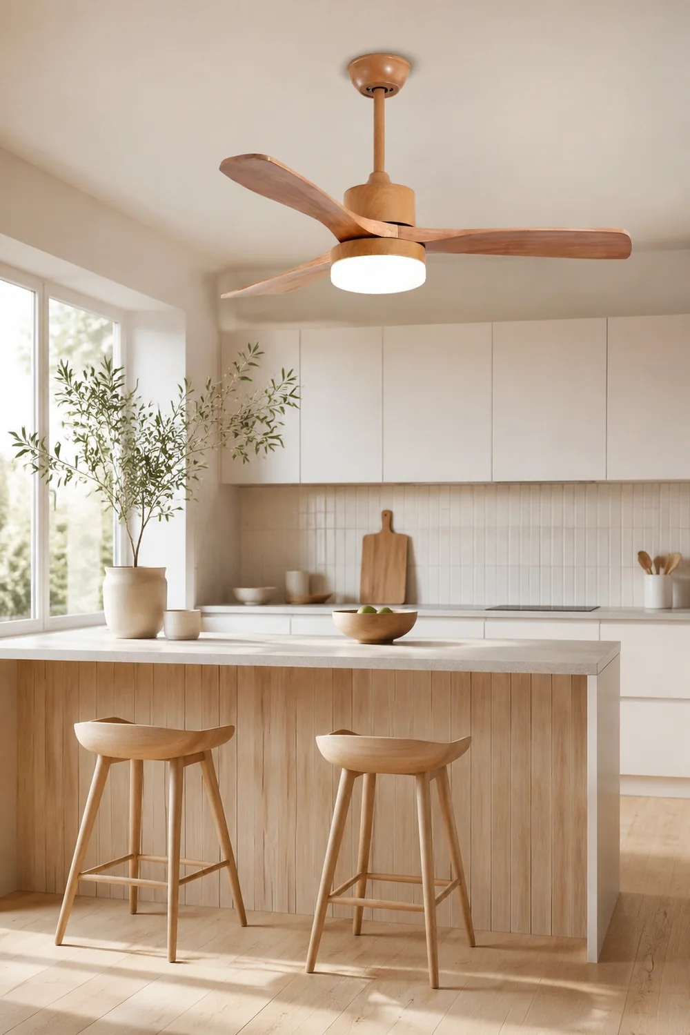 Ozawa Hölzern Deckenventilator, ∅132CM - Lumpaz