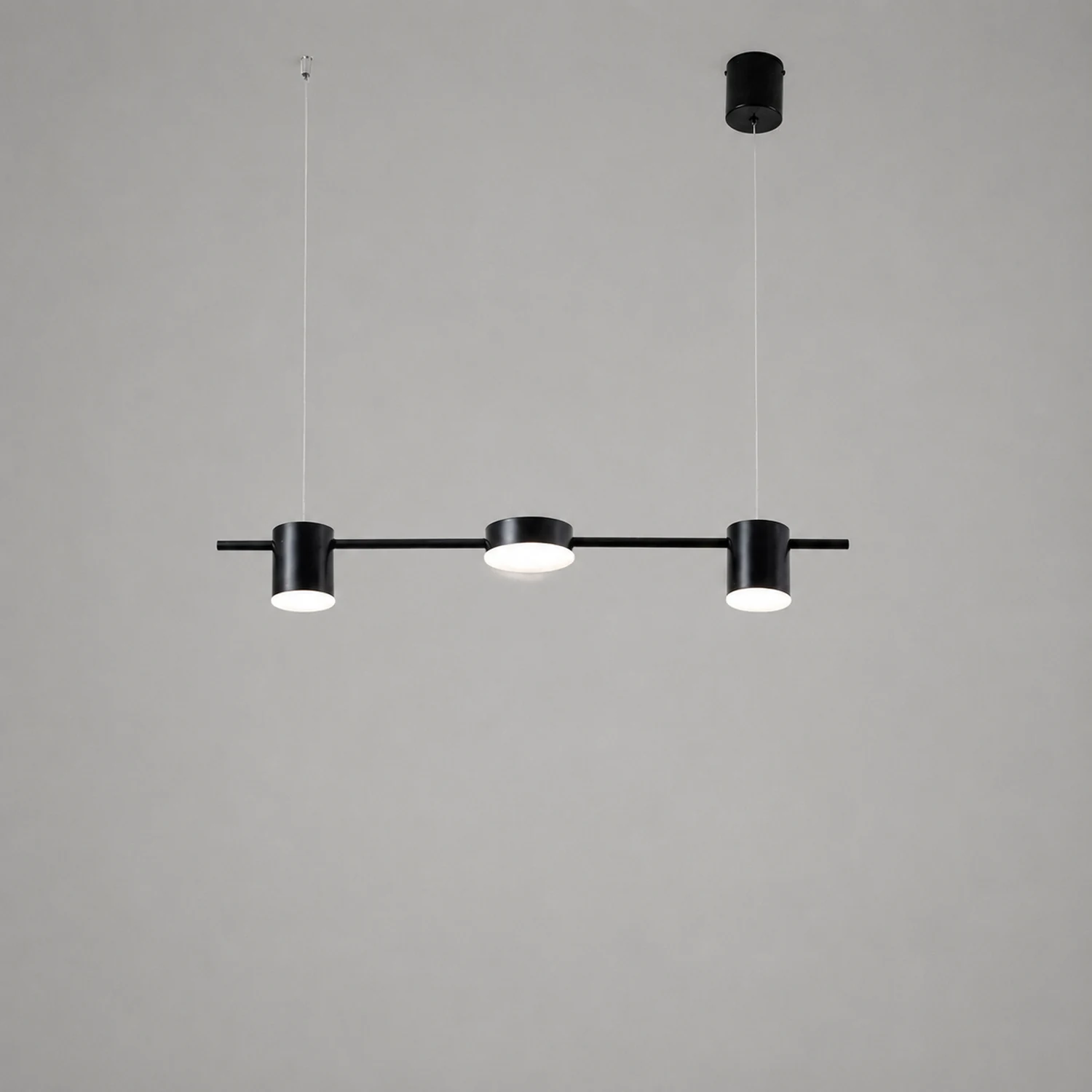 Weiss Pendelleuchte, 2 Farben, 3/5/6-flammig - Lumpaz