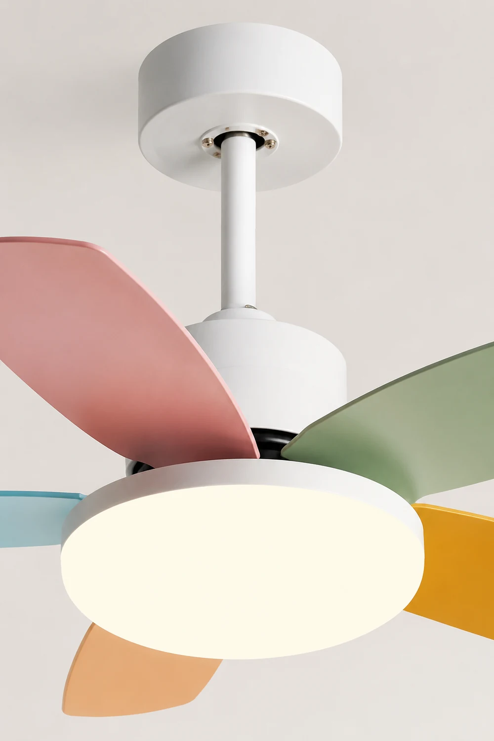 Morandi Bunte Deckenventilator mit Beleuchtung, ∅107CM - Lumpaz