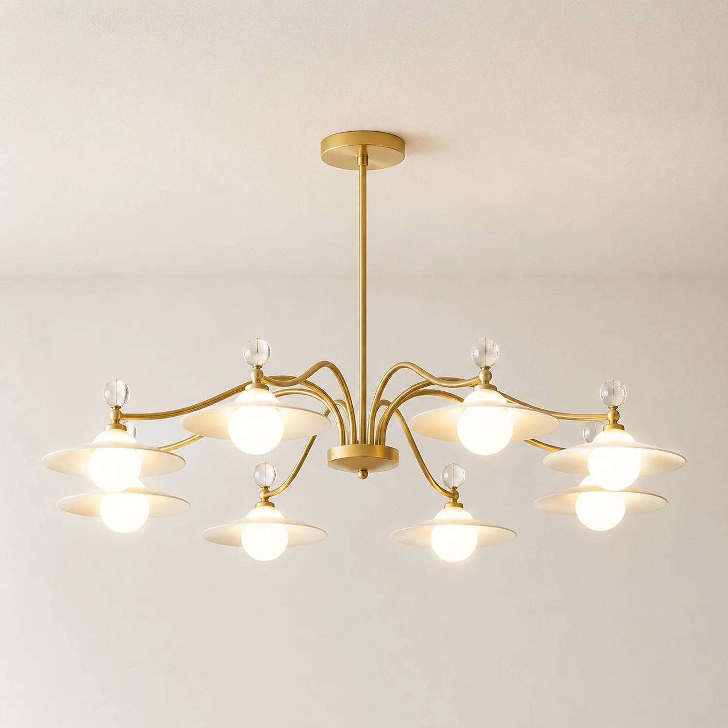 Carins Pendelleuchte, 6/8 -flammig, ∅95/120CM - Lumpaz