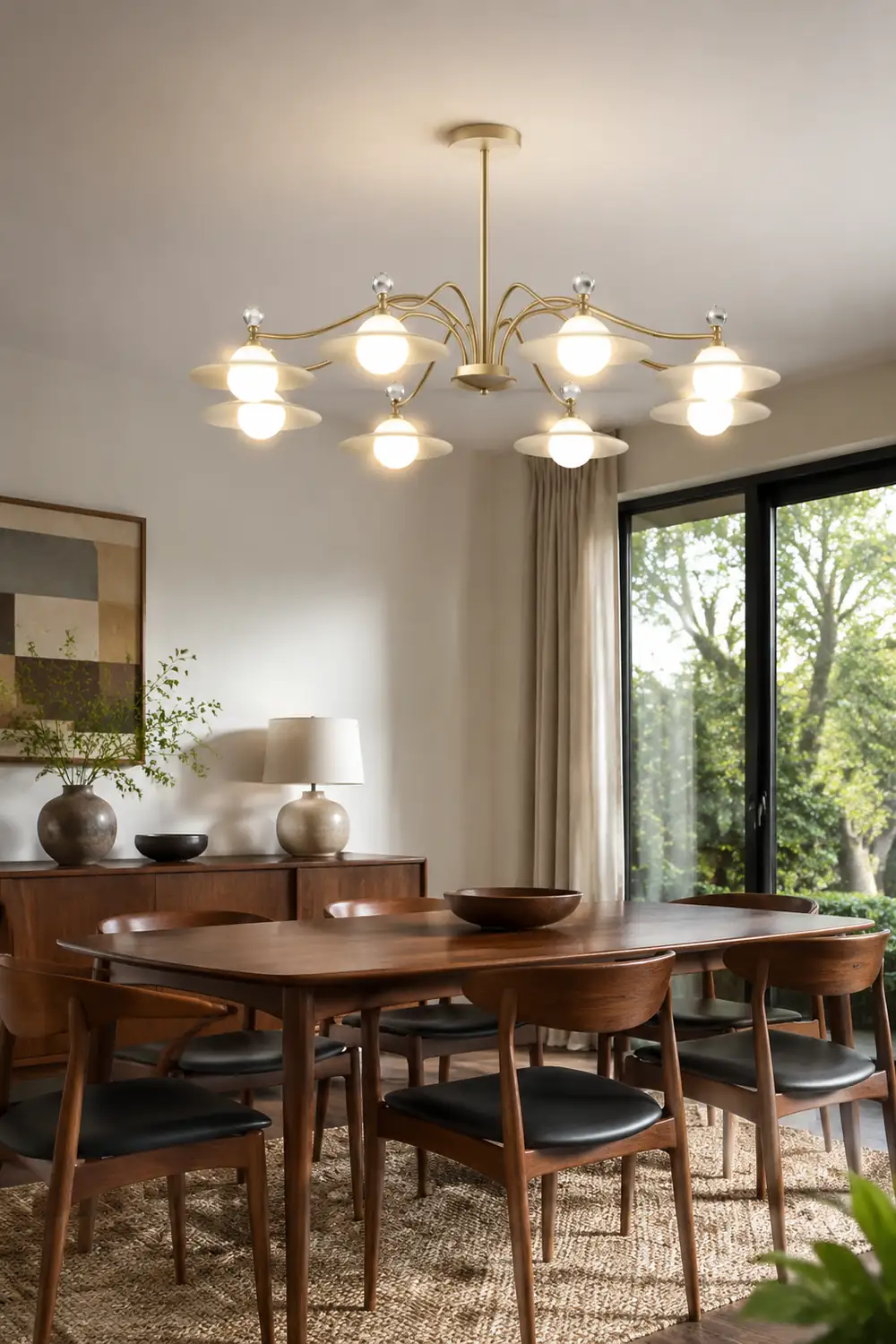 Carins Pendelleuchte, 6/8 -flammig, ∅95/120CM - Lumpaz