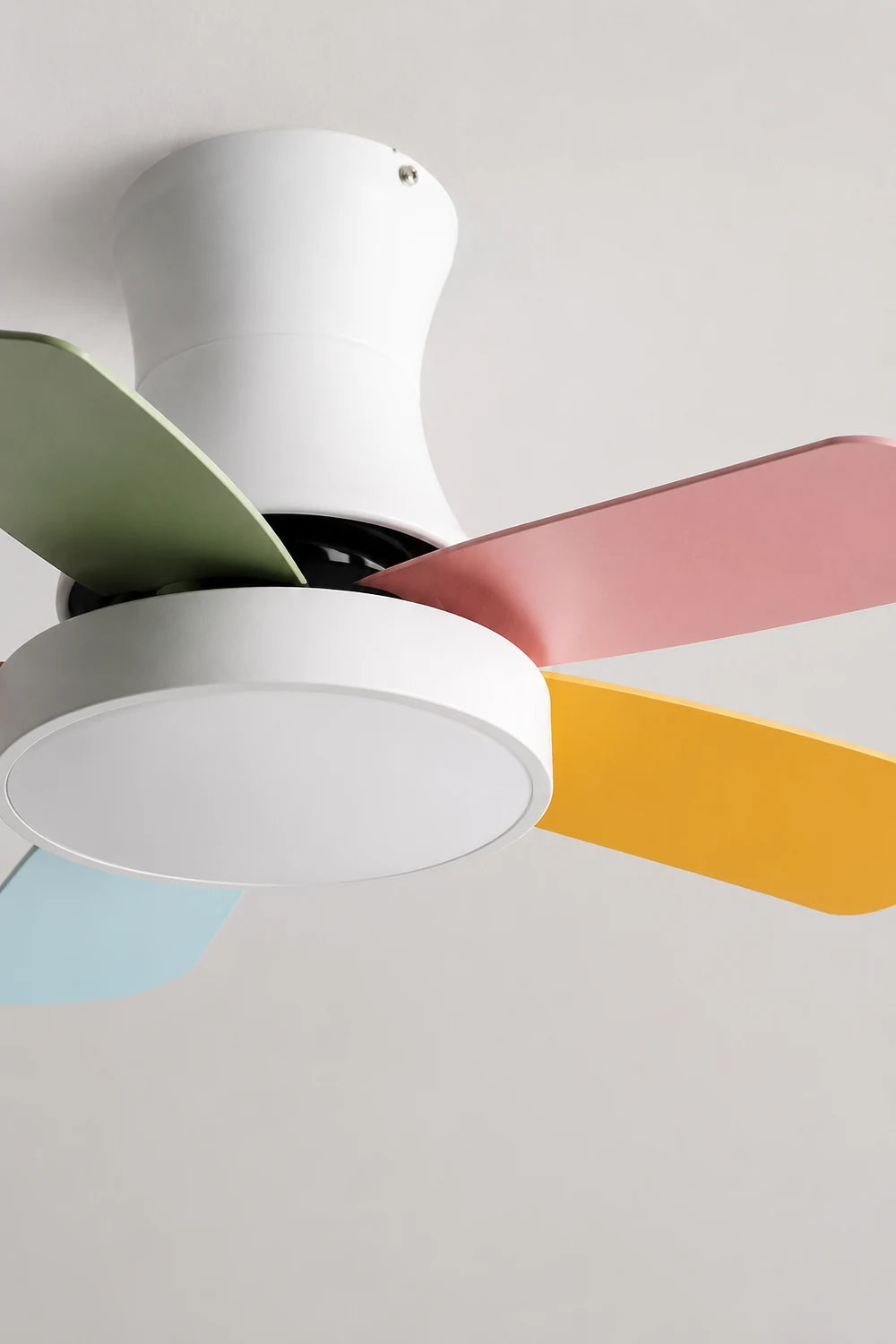 Morandi 5-Blatt Bunte Deckenventilator mit Beleuchtung, ∅107CM - Lumpaz
