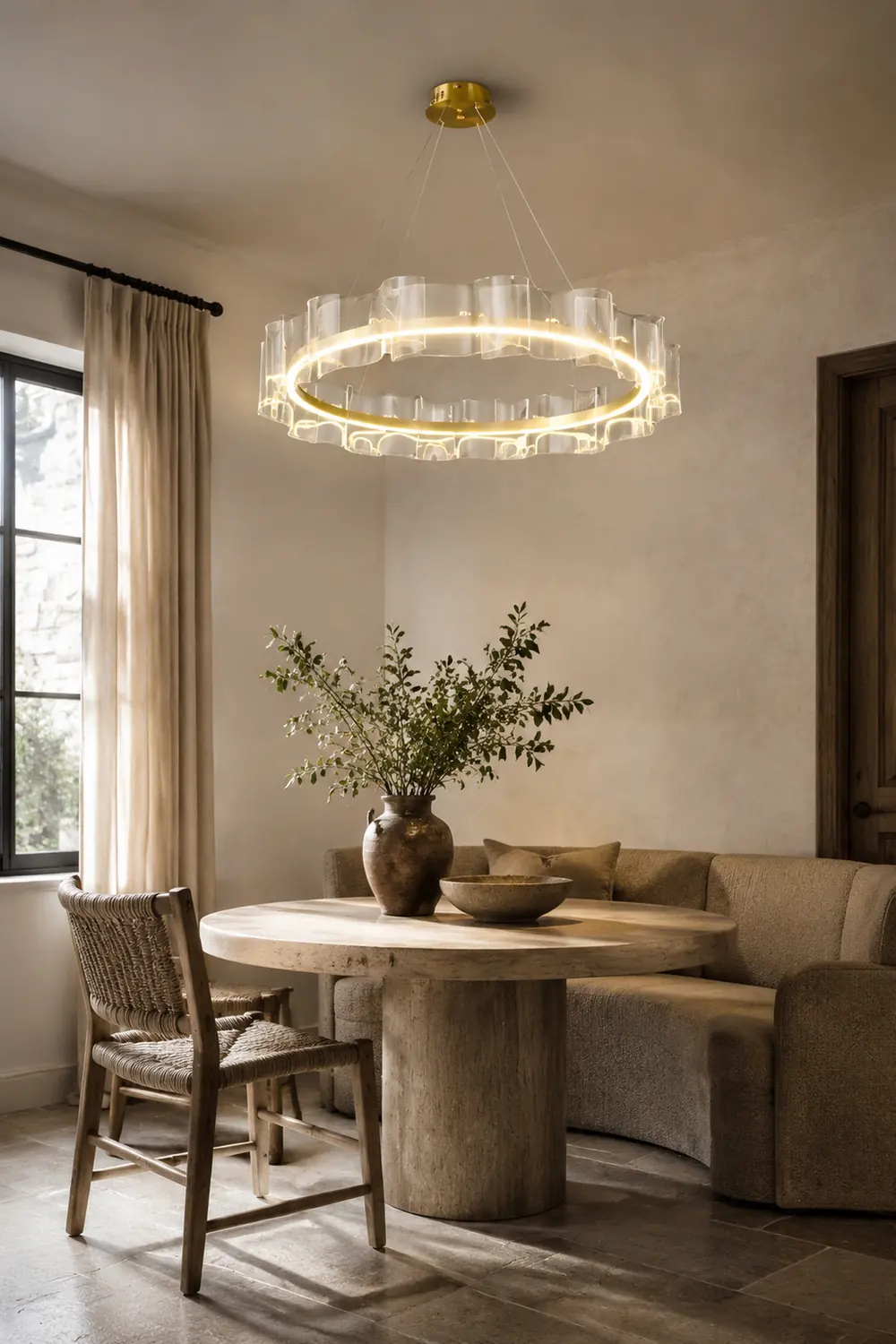 Evette Kronleuchter, Aluminium & Acryl, ∅60/80/100CM - Lumpaz