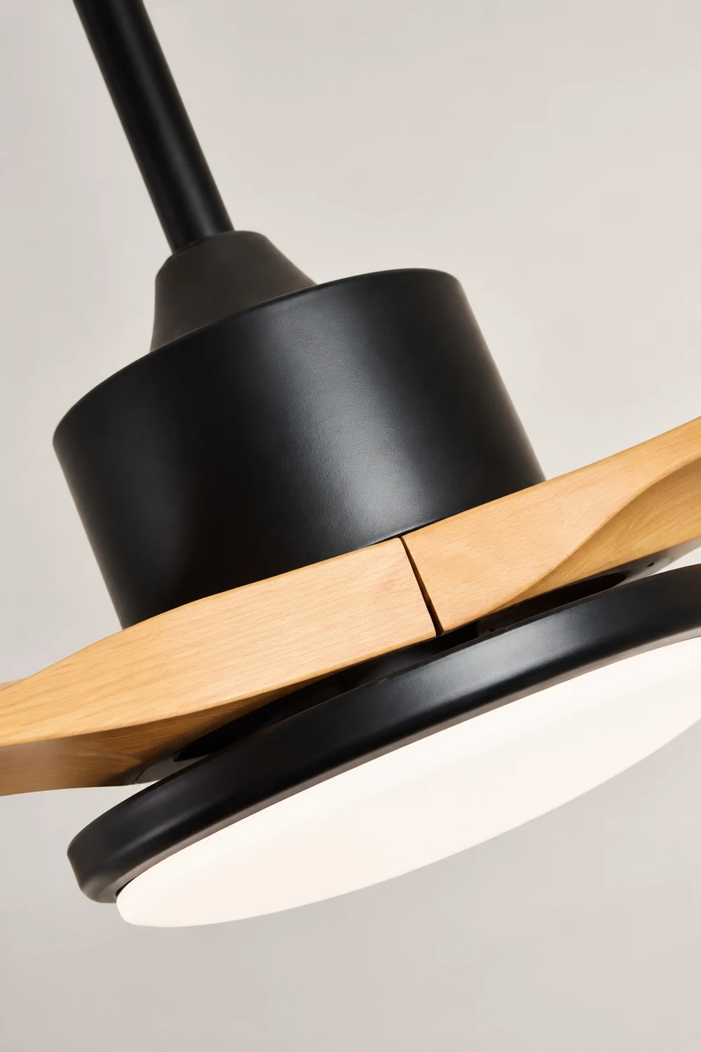 Haydn 3 Blätter Deckenventilator mit Beleuchtung, 3 Farben, ∅100/120/140CM - Lumpaz