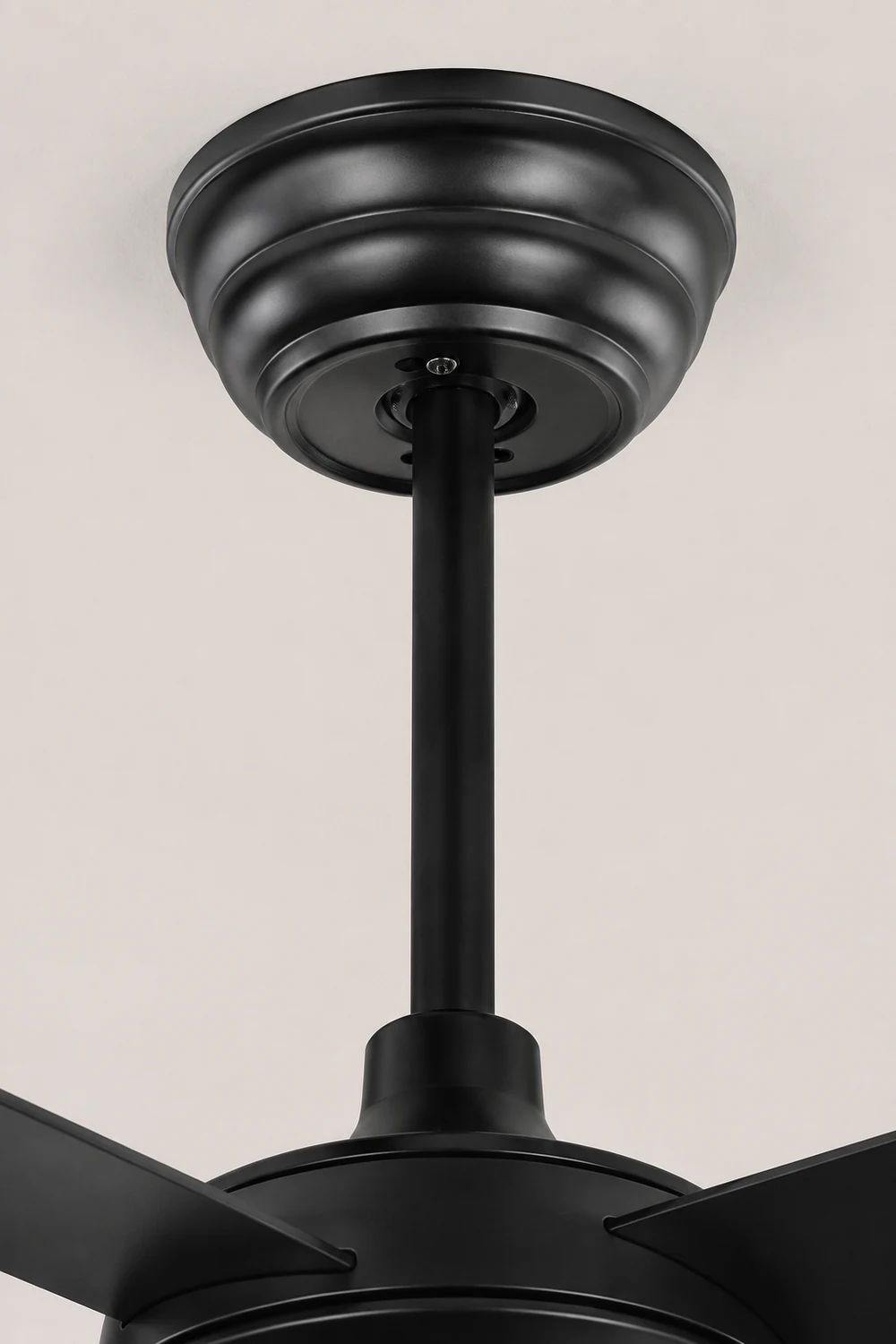 Haydn 4-Blätter Schwarzer Deckenventilator, ∅120CM - Lumpaz