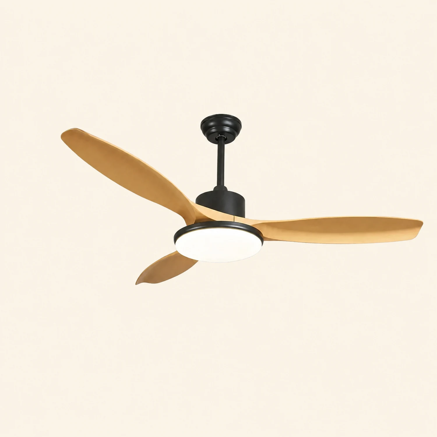 Haydn 3 Blätter Deckenventilator mit Beleuchtung, 3 Farben, ∅100/120/140CM - Lumpaz