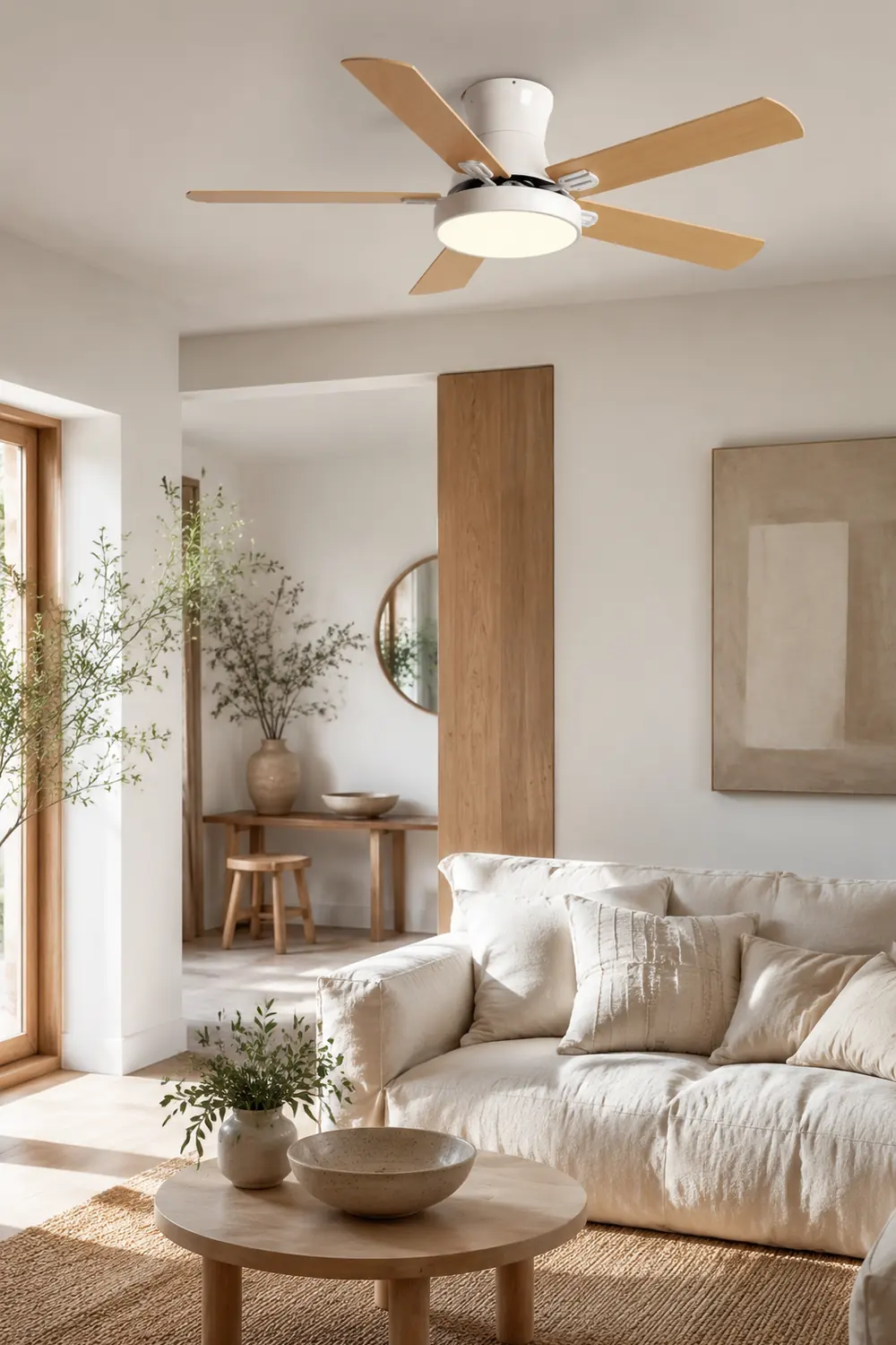 Walters 5-Blätter Deckenventilator, 3 Farben, ∅107/132CM - Lumpaz