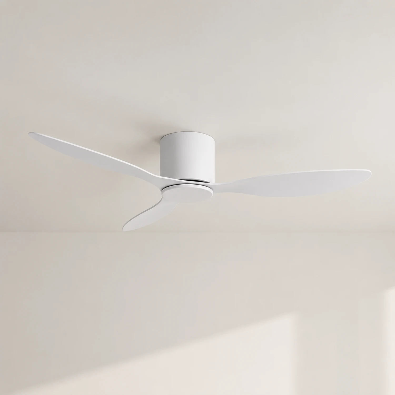 Walters 3-Blatt-Deckenventilator, 2 Farbe, Metall & ABS, ∅130CM - Lumpaz