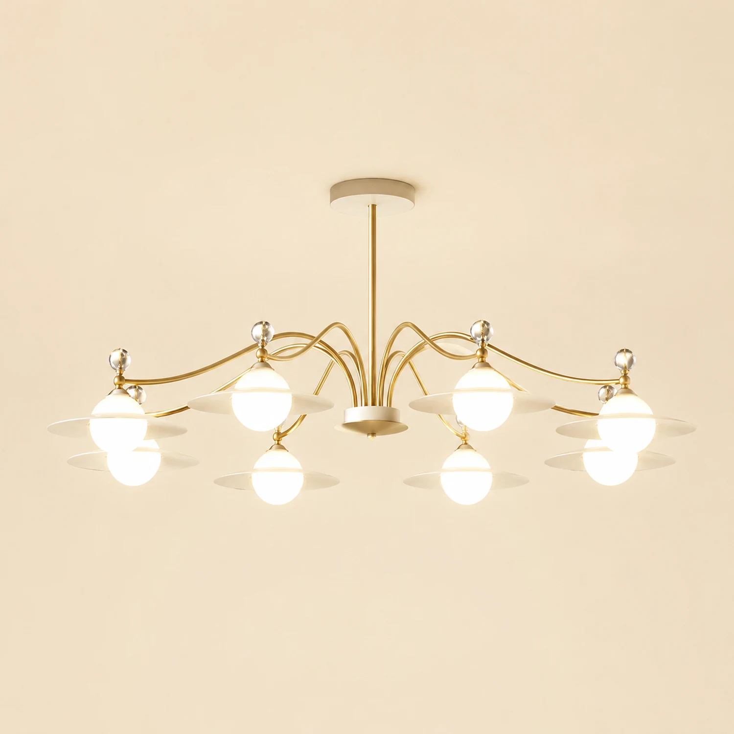 Carins Pendelleuchte, 6/8 -flammig, ∅95/120CM - Lumpaz