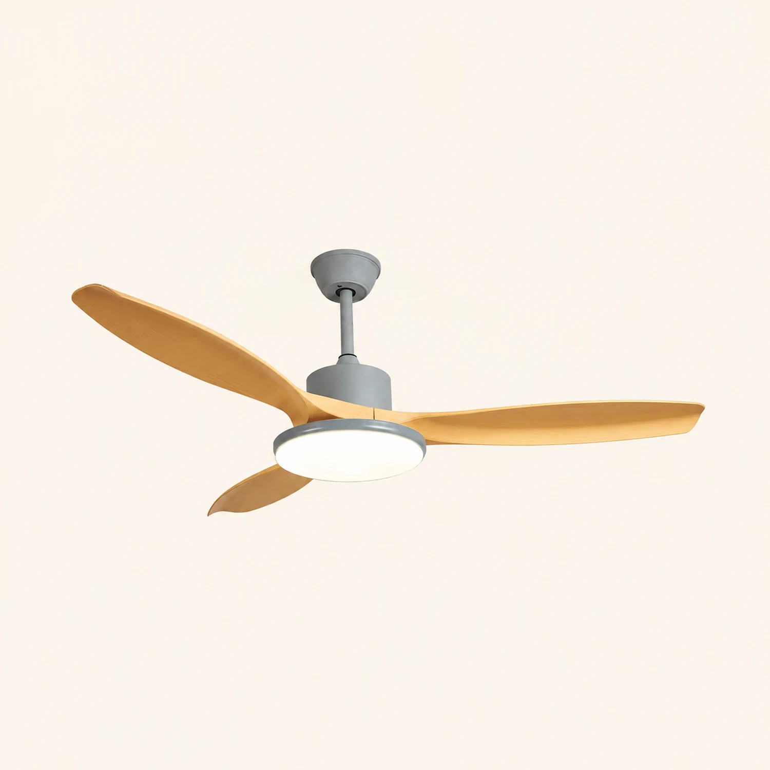 Haydn 3 Blätter Deckenventilator mit Beleuchtung, 3 Farben, ∅100/120/140CM - Lumpaz