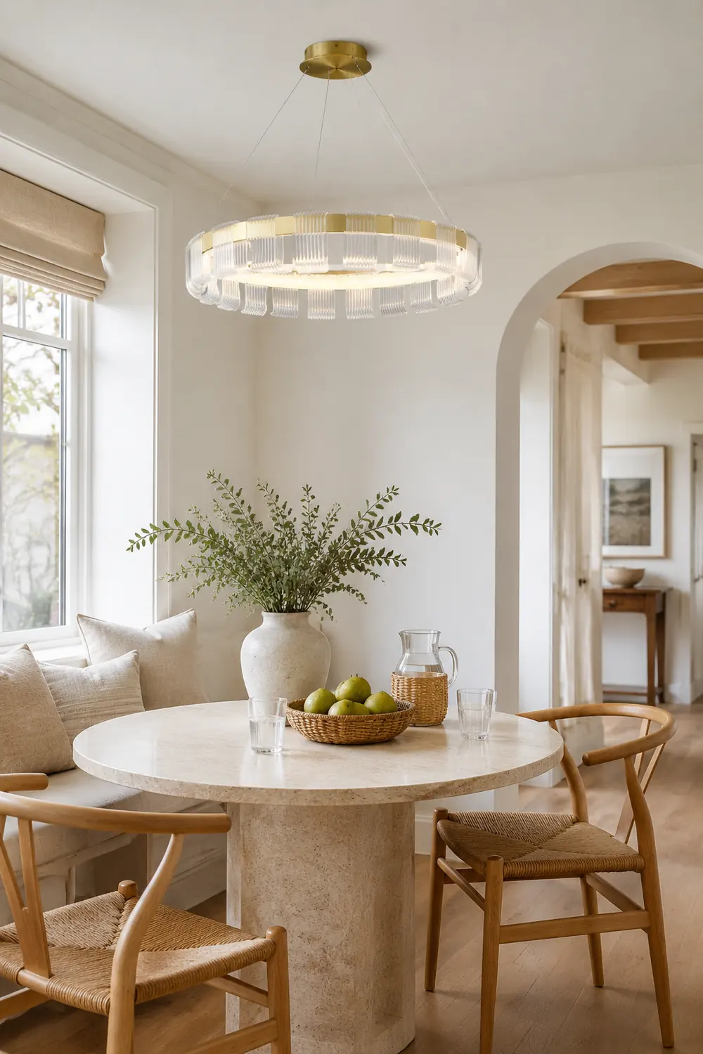 Evette Kronleuchter, Aluminium & Acryl, 1/2 Ringe, ∅40/60/80/100CM - Lumpaz