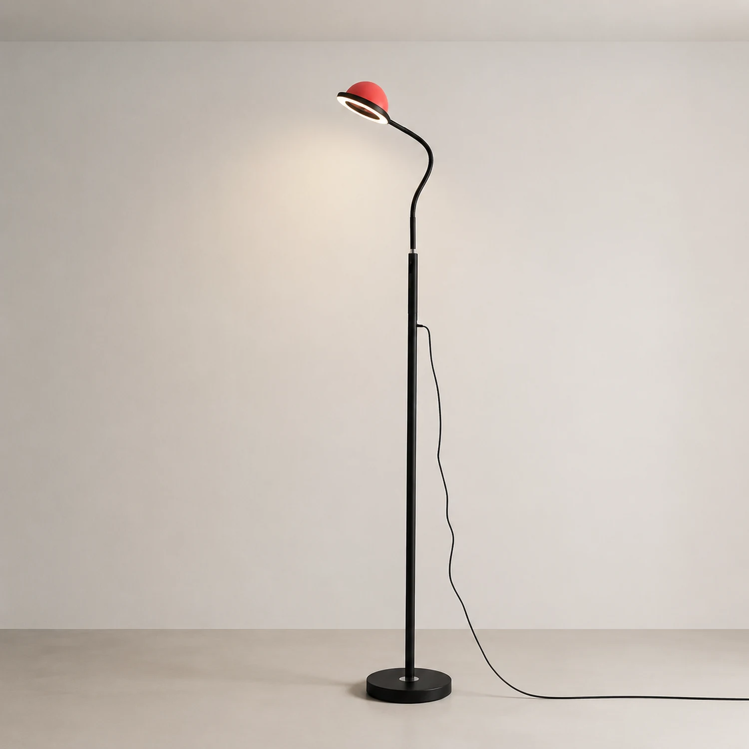 Eryn Kugel-Design Stehleuchte, Metall, 127CM Lang - Lumpaz
