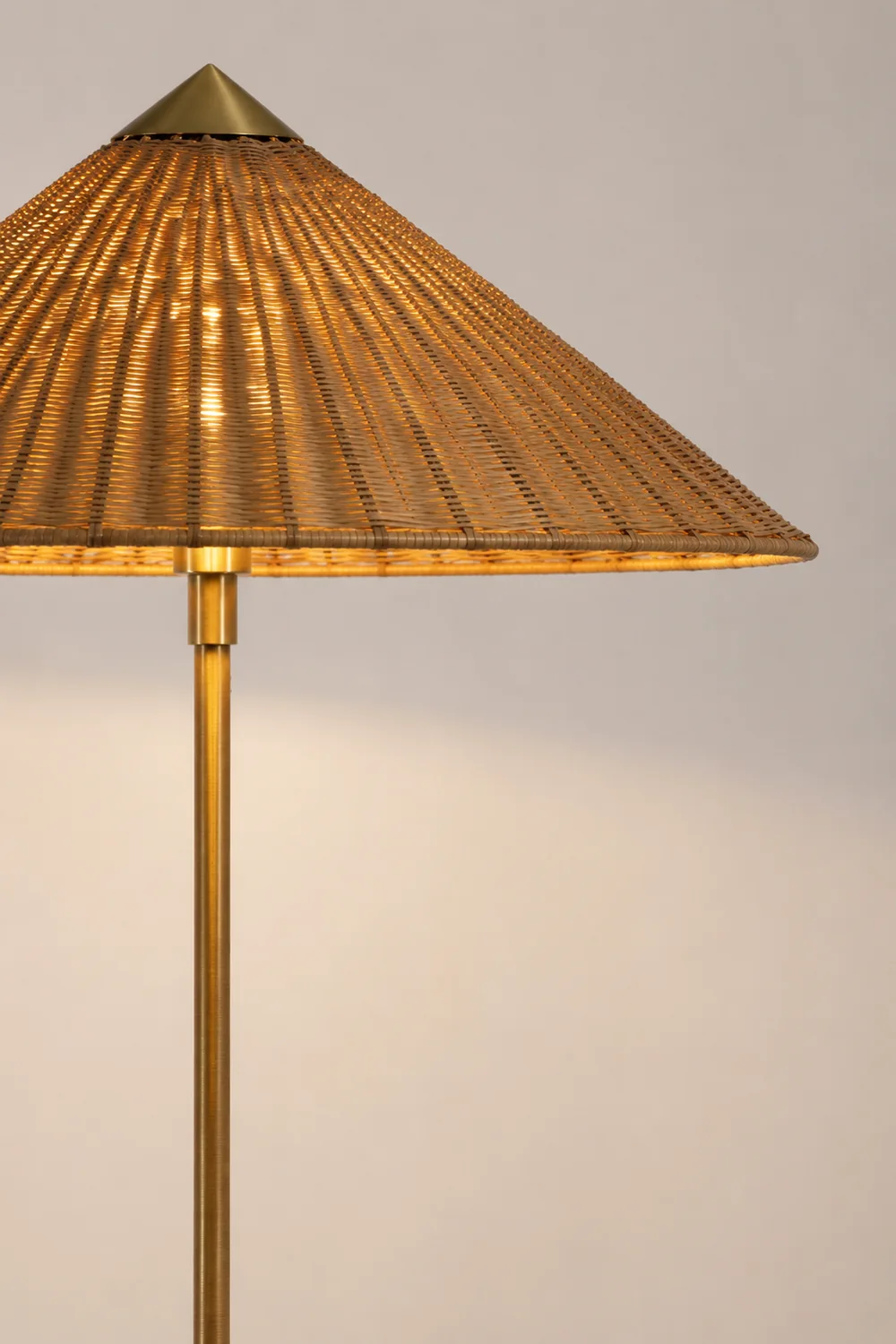 Muto Stehleuchte, Metall & Holz, 152CM Lang - Lumpaz