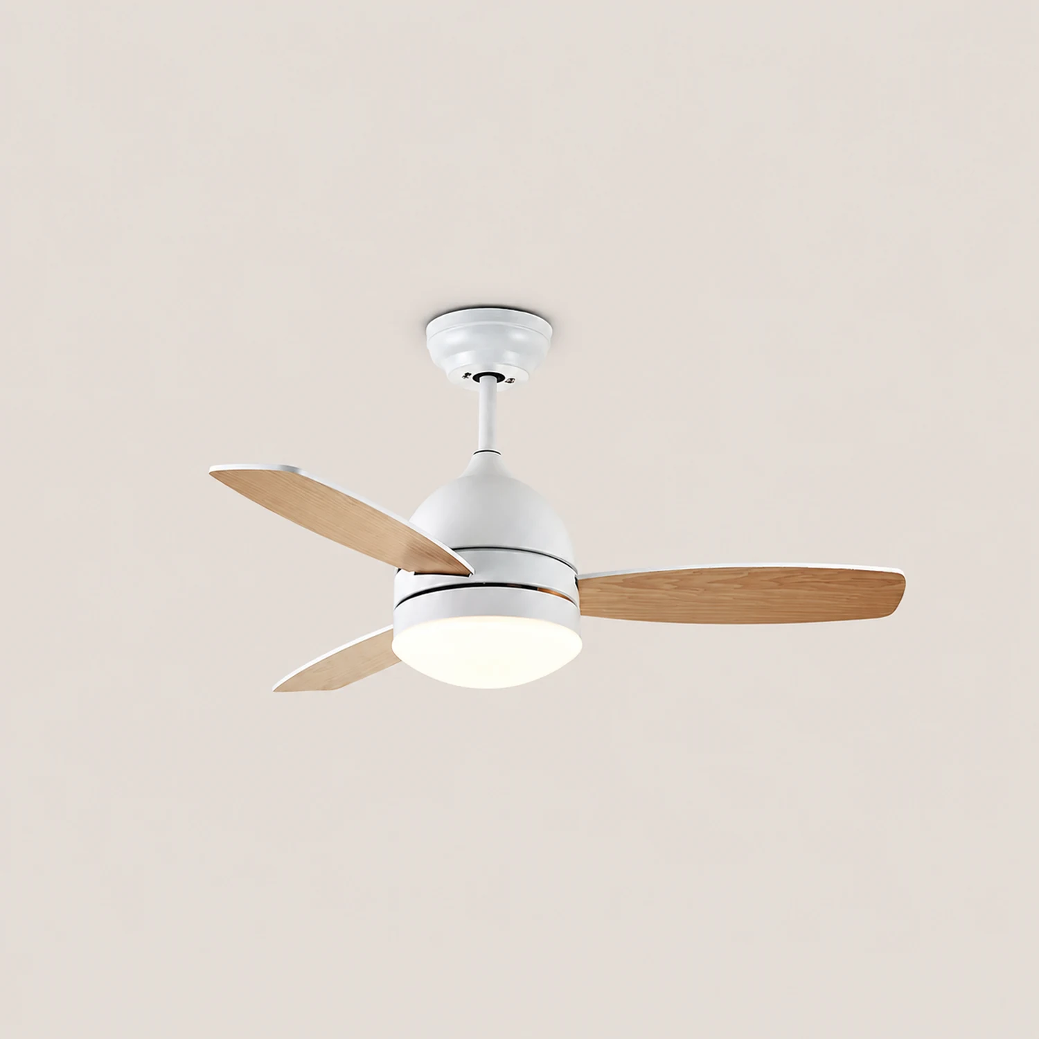 Haydn Modern Elementar Deckenventilator mit Beleuchtung, 3 Farben, ∅105CM - Lumpaz
