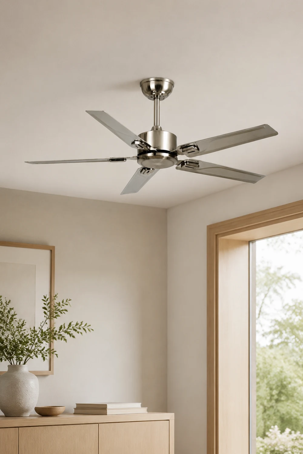 Alessio 5-Blätter Metall Deckenventilator, ∅132CM - Lumpaz