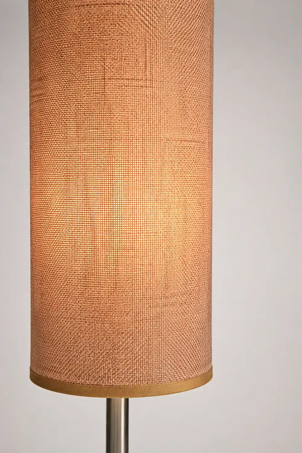 Renée Grundlegende Künstliche Stehleuchte, Stoff & Metall, 4 Farben, 180CM Lang - Lumpaz
