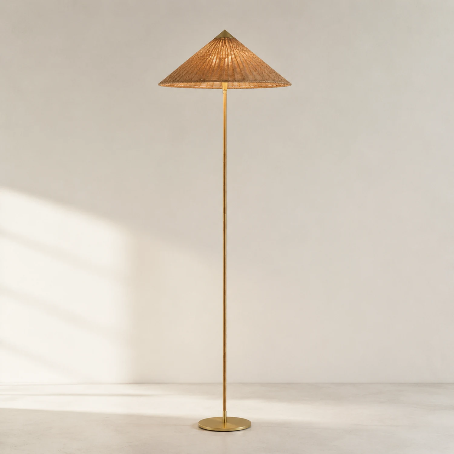 Muto Stehleuchte, Metall & Holz, 152CM Lang - Lumpaz