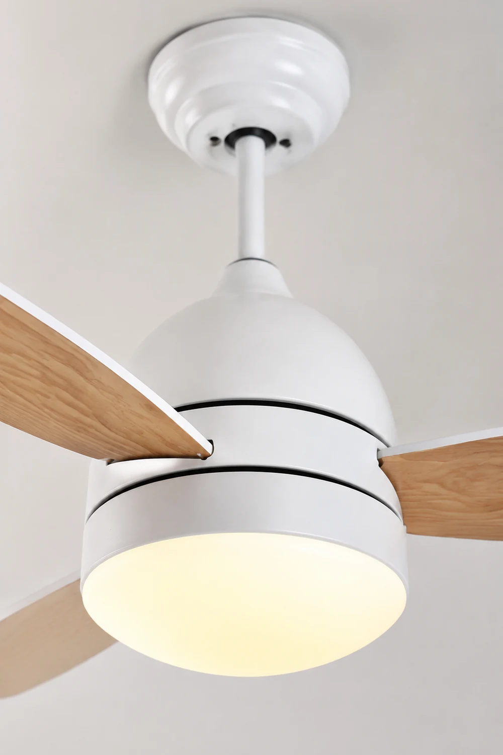 Haydn Modern Elementar Deckenventilator mit Beleuchtung, 3 Farben, ∅105CM - Lumpaz