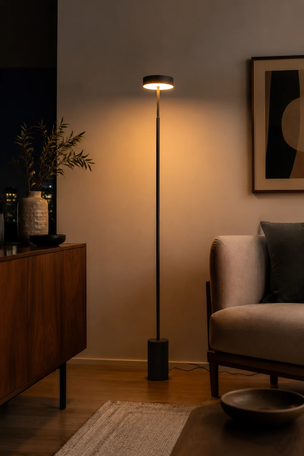 Edge Modern Minimalist Einfach Stehleuchte, 145CM Lang - Lumpaz