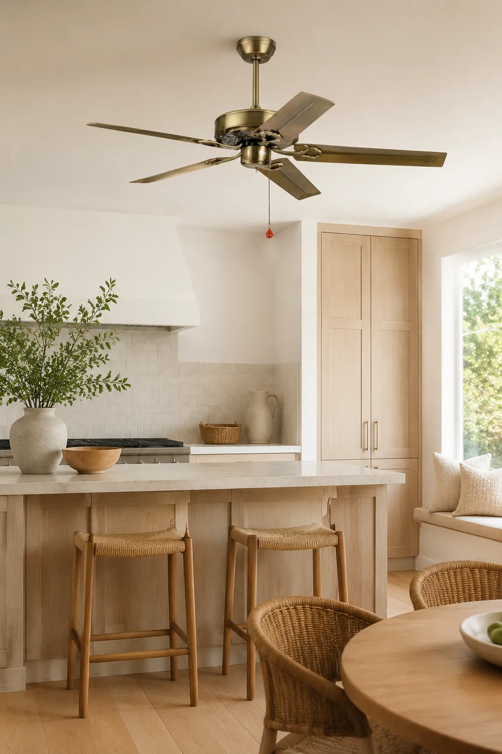 Alessio 5 Blätter Küfer Deckenventilator, ∅130CM - Lumpaz