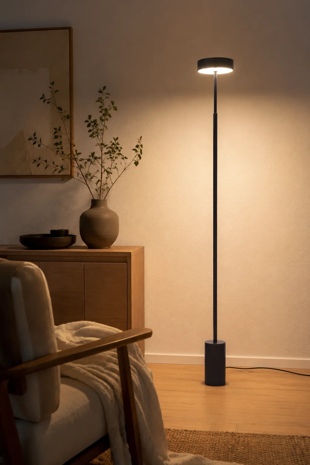 Edge Modern Minimalist Einfach Stehleuchte, 145CM Lang - Lumpaz