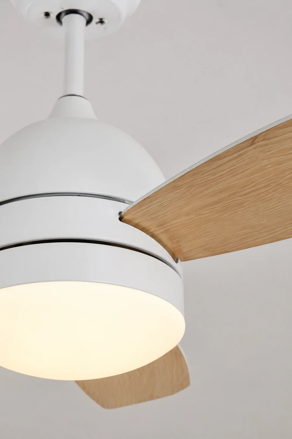 Haydn Modern Elementar Deckenventilator mit Beleuchtung, 3 Farben, ∅105CM - Lumpaz