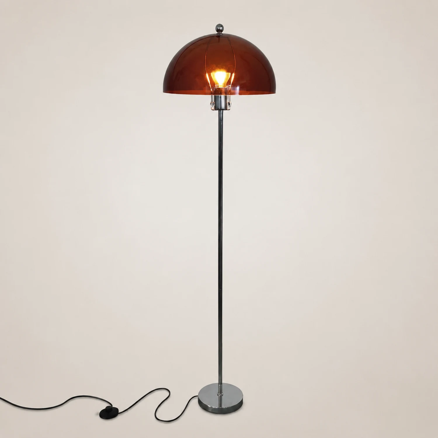 Levy Durchsichtig Glas Stehleuchte, 2 Farben, 150CM Lang - Lumpaz