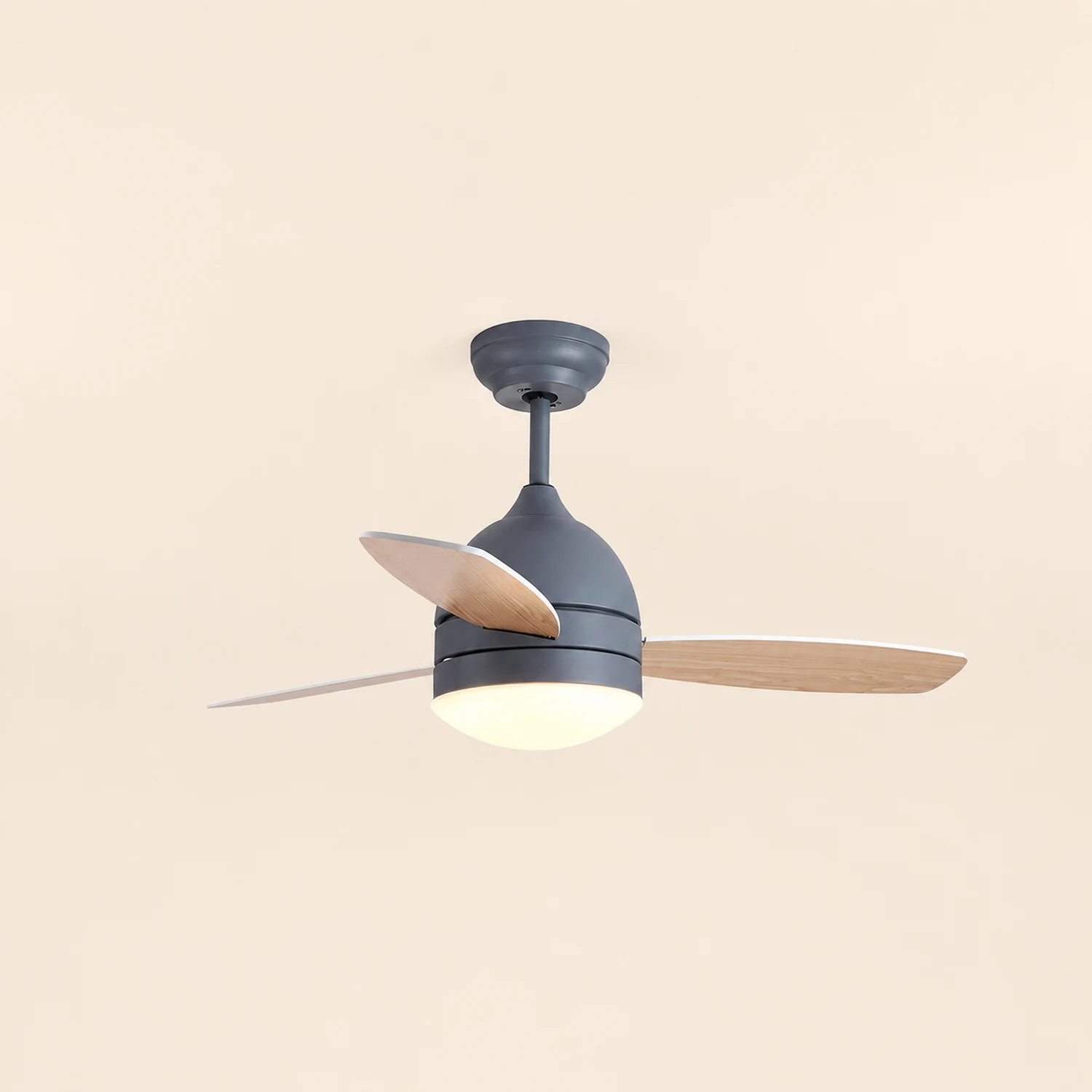 Haydn Modern Elementar Deckenventilator mit Beleuchtung, 3 Farben, ∅105CM - Lumpaz