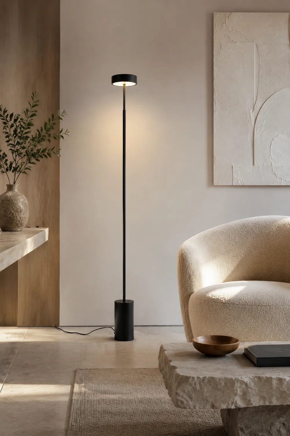 Edge Modern Minimalist Einfach Stehleuchte, 145CM Lang - Lumpaz