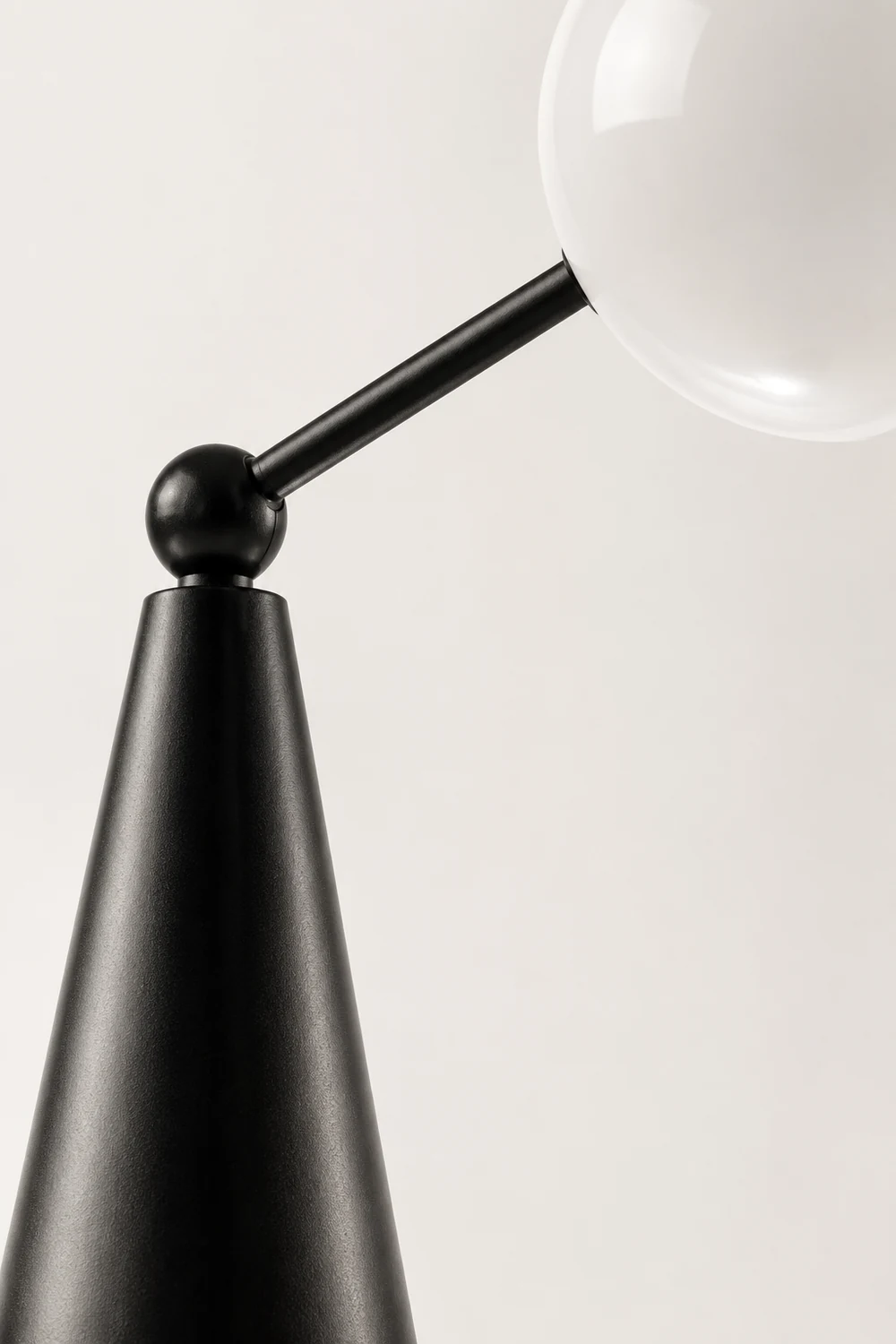 Valentina Bogen Blase Stehleuchte, Milchglas, 152/175CM Lang - Lumpaz