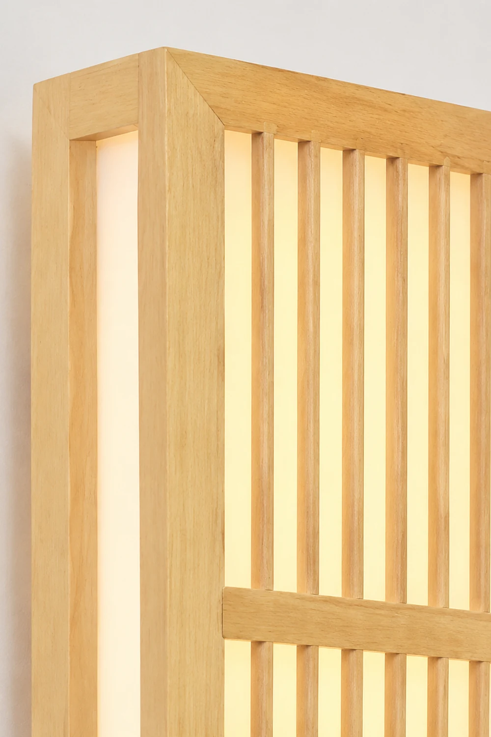 Ozawa Rechteckige Wandleuchte aus Holz - Lumpaz