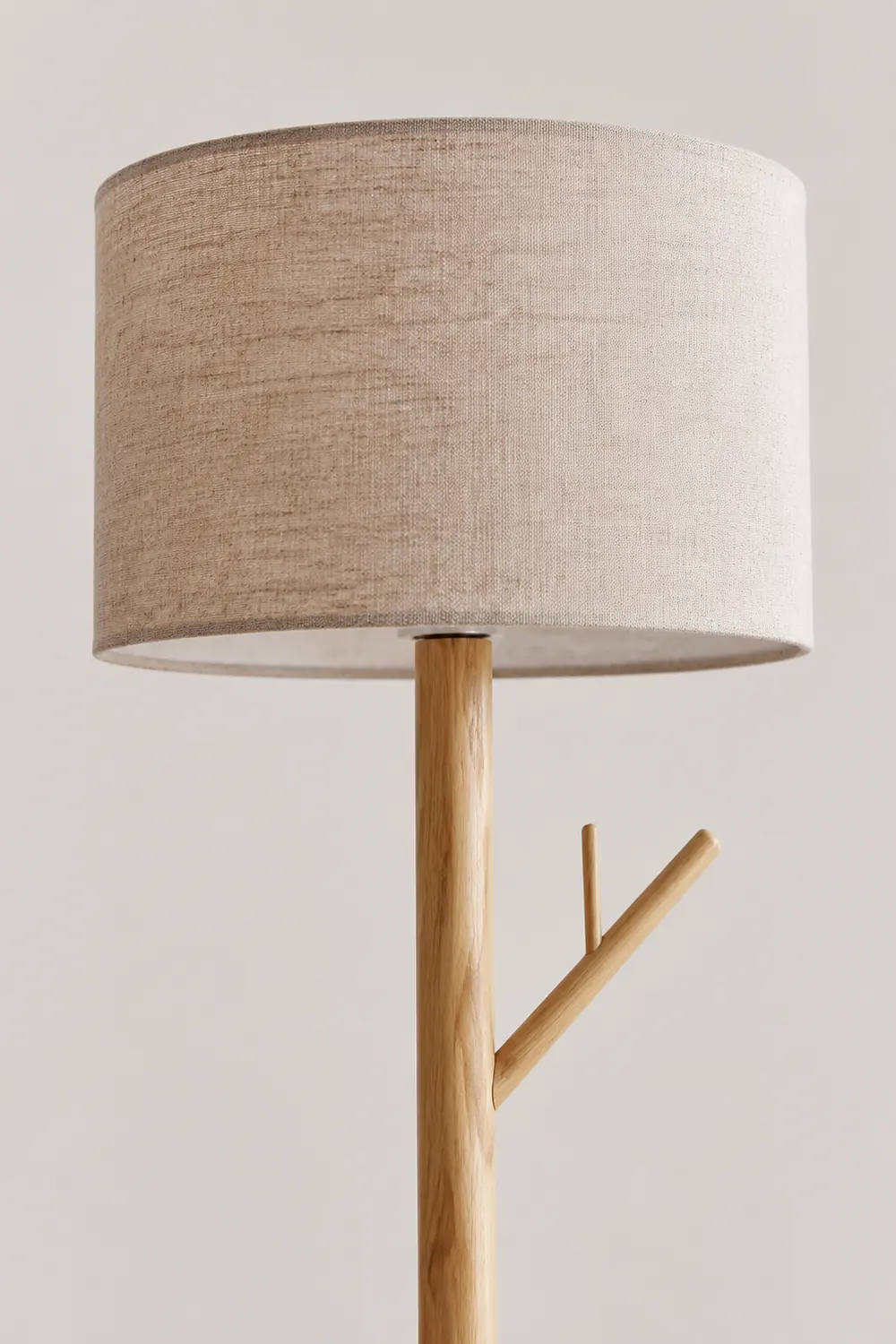 Muto Stehleuchte, Textil & Holz, 175CM Lang - Lumpaz