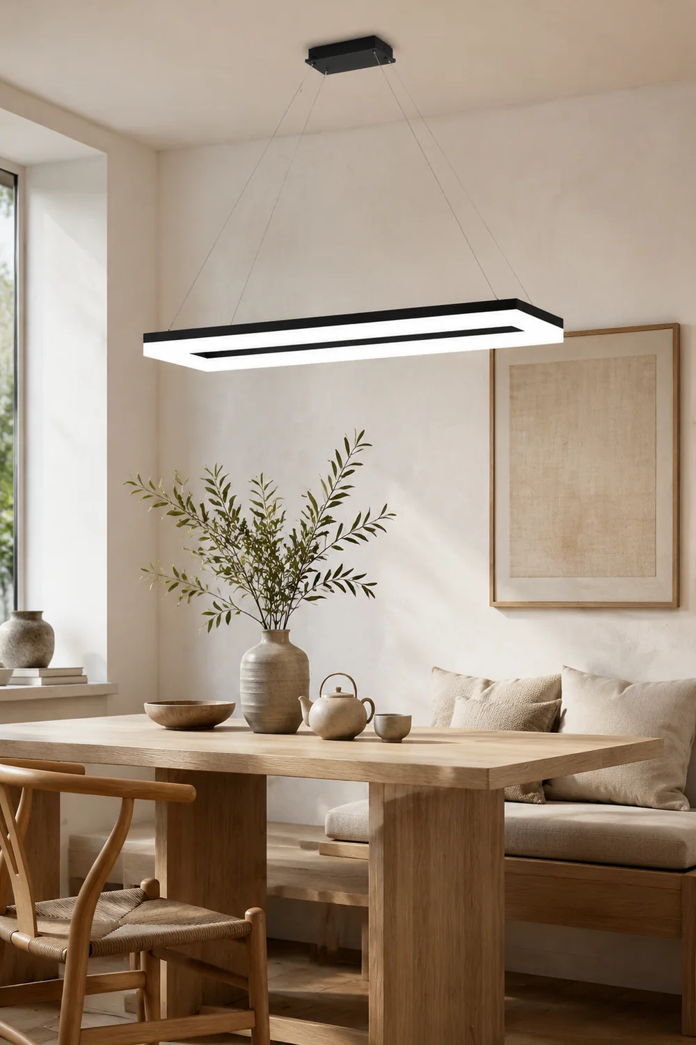 Bouvet Pendelleuchte, L 90CM - Lumpaz