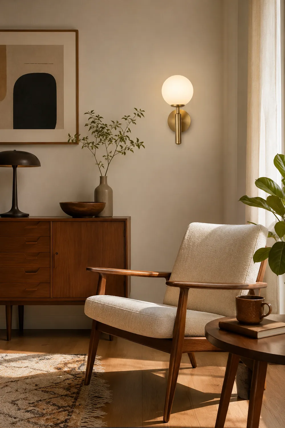 Valentina Spiegelfront Waschtisch-Wandleuchte, 2 Farben - Lumpaz